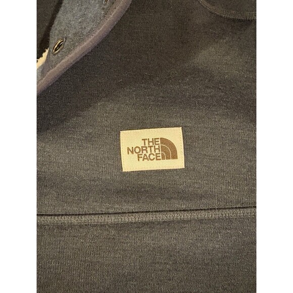 The North Face Men’s Sherpa Patrol 1/4 Snap Pullover in Navy Charcoal Size XL - Picture 7 of 11